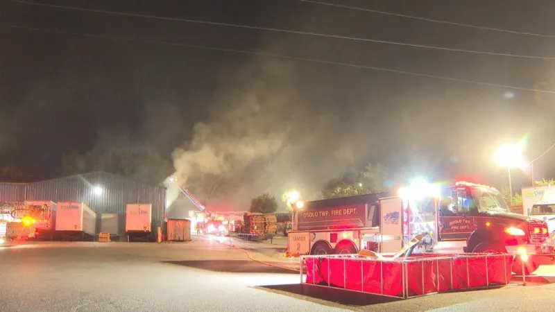 No injuries after early morning fire at Elkhart County business