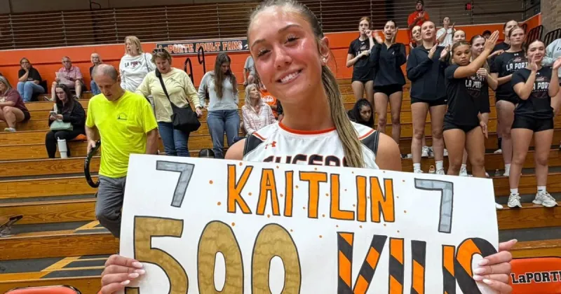 LaPorte volleyball right side improves her speed, has team feeling dangerous