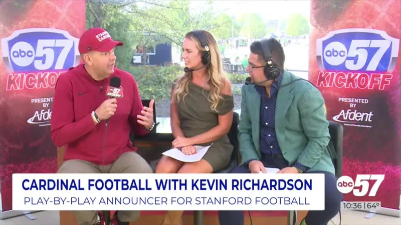 Stanford play-by-play caller Kevin Richardson talks Irish matchup, team's recent road struggles