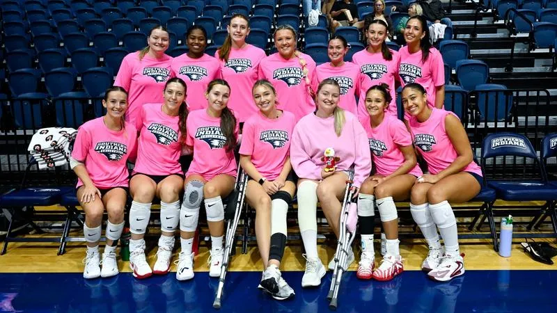 Screaming Eagles sweep Morehead St. in Pink Out match
