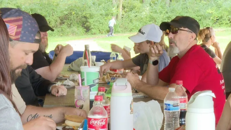 Veterans reconnect, find support at 4th annual Veterans BBQ in Goshen