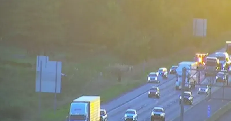 Crash on Interstate 94 clogging traffic near Portage on Sunday evening