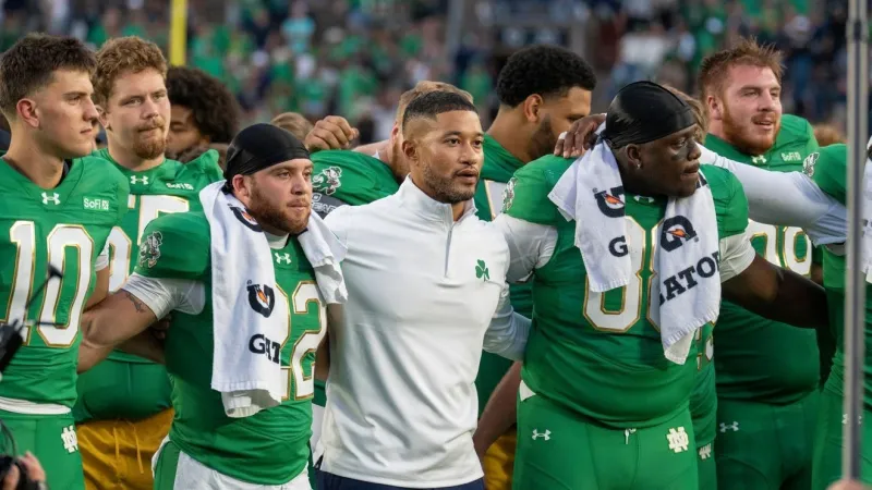 Irish shift focus to BYU after Stanford blowout, but Freeman wants team to savor the win
