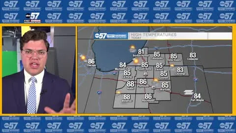 Patchy, dense fog before potentially record-breaking heat