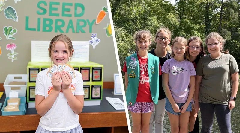 Local Girl Scouts Create 'Flower Fun Zine' For Waynedale Seed Library