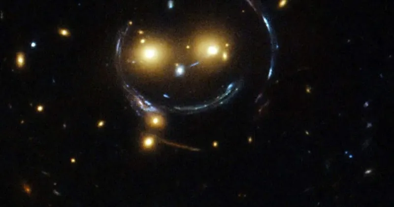 NASA shares stupendous 'smiling' galaxy clusters