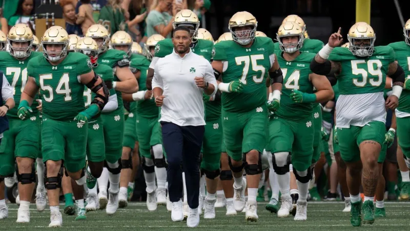Excitement builds for Notre Dame's top ten showdown at BYU