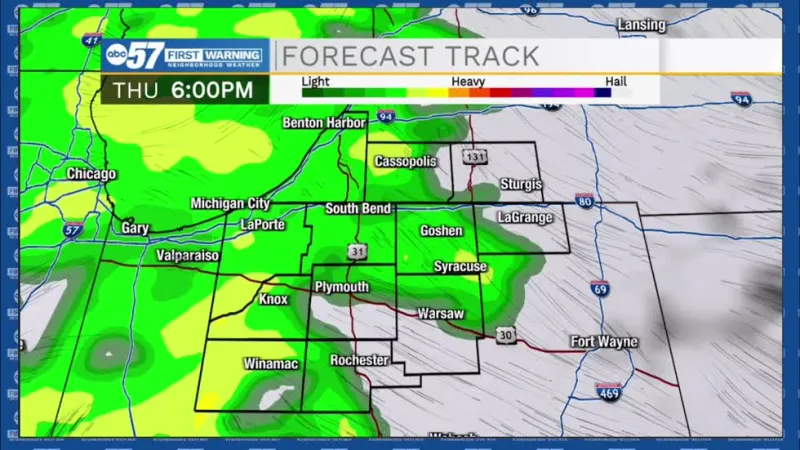 Rainy weather ushers in Fall's return