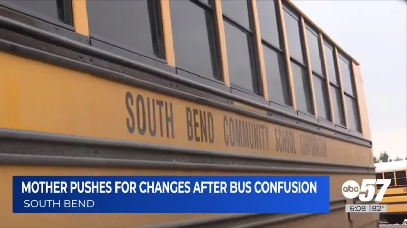 Mom speaks out after child gets on wrong SBCSC bus, lost for nearly two hours