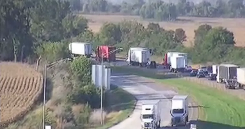 Crash fouling I-65 northbound rush hour traffic near Rensselaer
