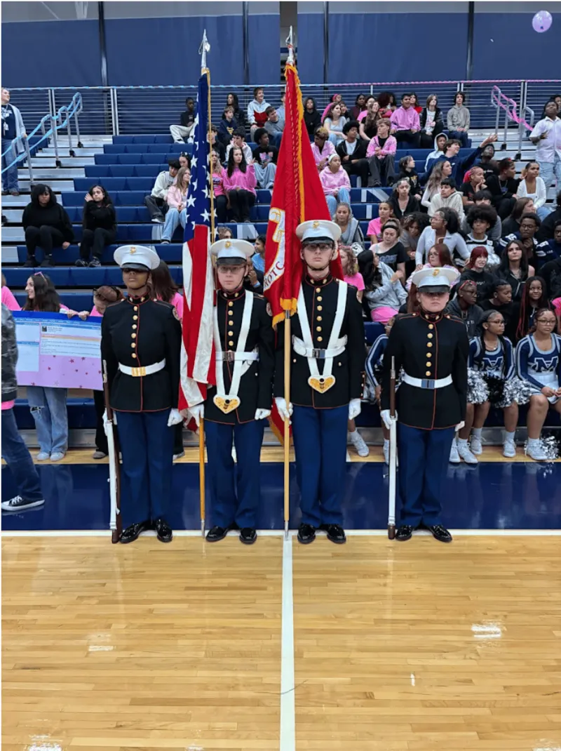 MCHS MCJROTC Supports School and Community at Homecoming