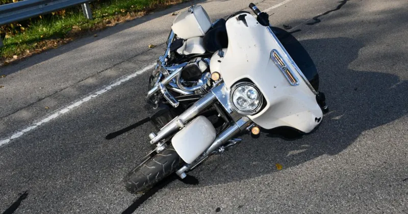 Couple injured in motorcycle accident