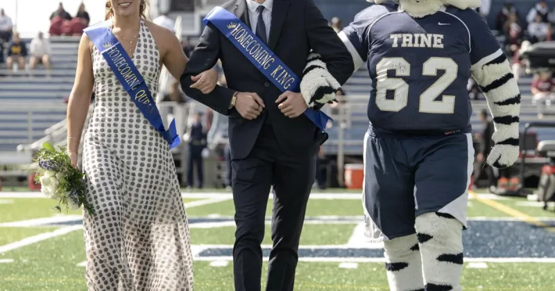 Trine crowns homecoming royalty