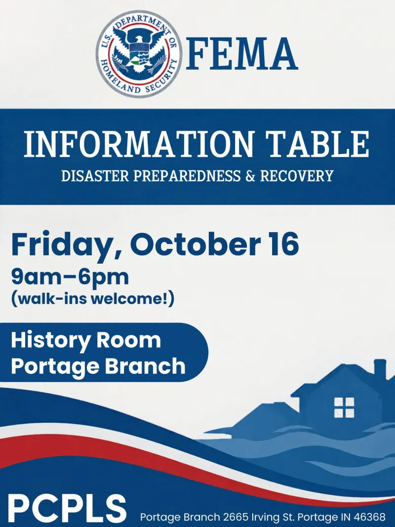 Federal Emergency Management Agency to host information table in Portage on Friday