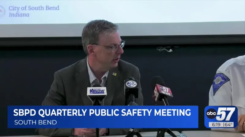 South Bend Police Department discuss efforts to address gun violence in Quarter Three meeting