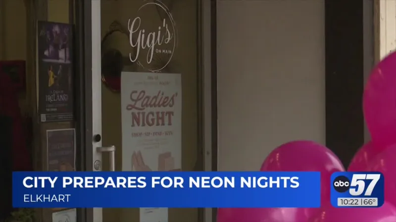 Downtown Elkhart gears up for Neon Lights