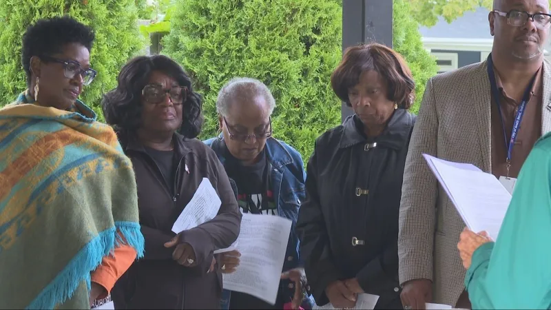 Vigil held for Bissell Street triple homicide victims