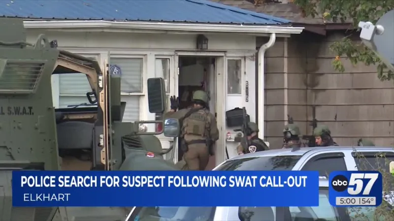 SWAT Team brought to Elkhart home after shots fired during domestic disturbance