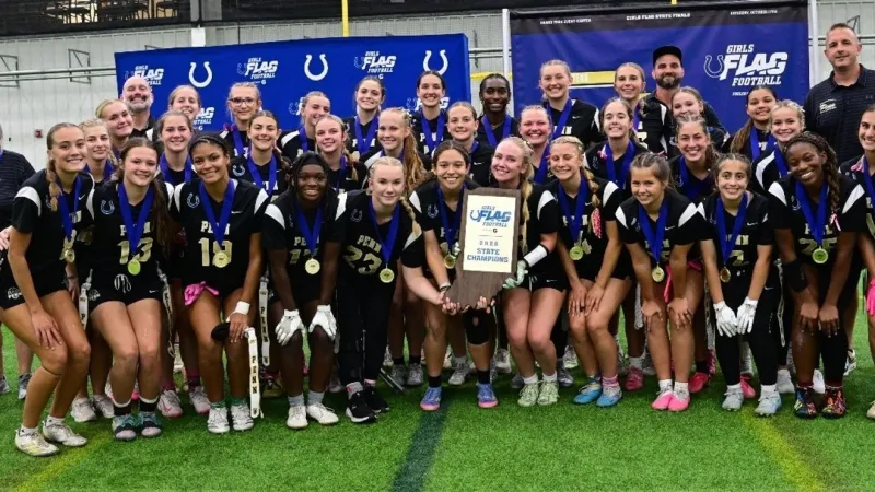 Penn girls flag football wins state title