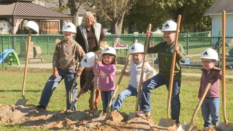 Sunday groundbreaking marks start of new childcare addition at New Hope in Three Rivers