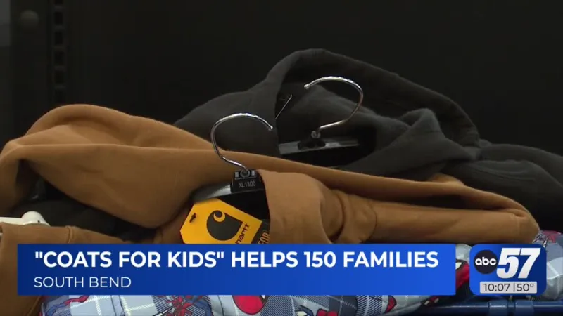 'Coats for Kids' gives coats to around 150 families before the winter season
