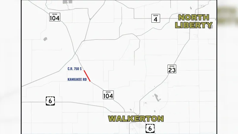 Section of S.R. 104 to close Tuesday for pipe replacement