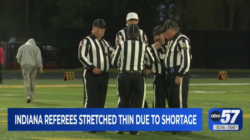Referee shortage in Indiana hits home for local official