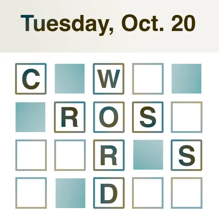 Crossword: Oct. 20