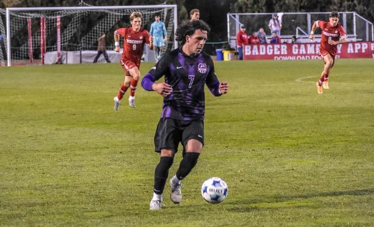 Men's Soccer Battles No. 13 Wisconsin in 2-1 Road Loss