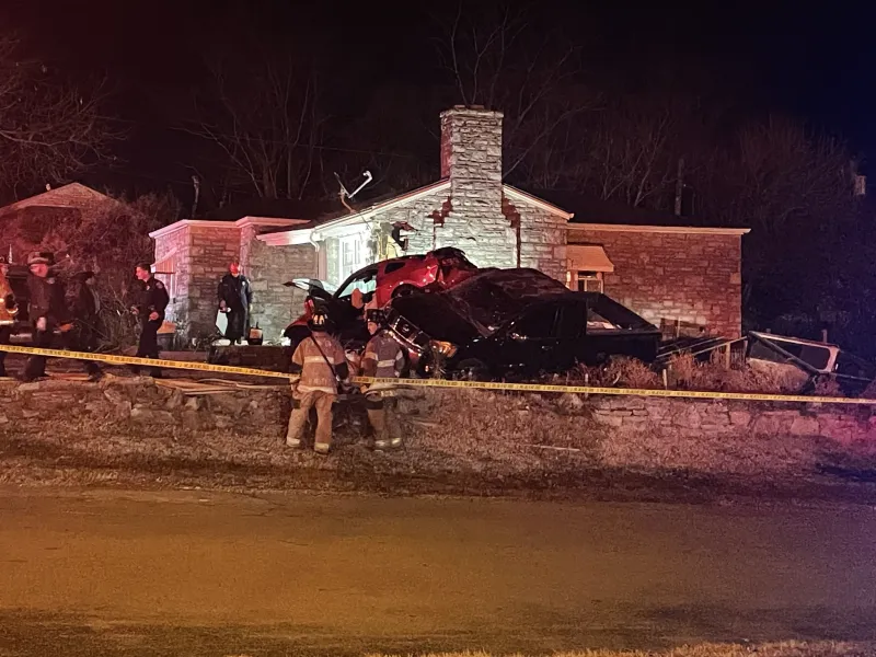 Lexington Fire investigating after car crashes into building