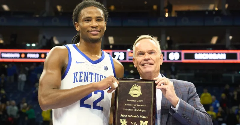 Postgame notes from Kentucky's win over Michigan