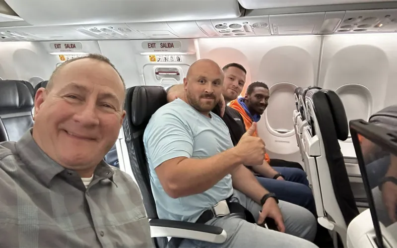 Smiling fugitive recaptured and returned to Kentucky after dramatic airport escape