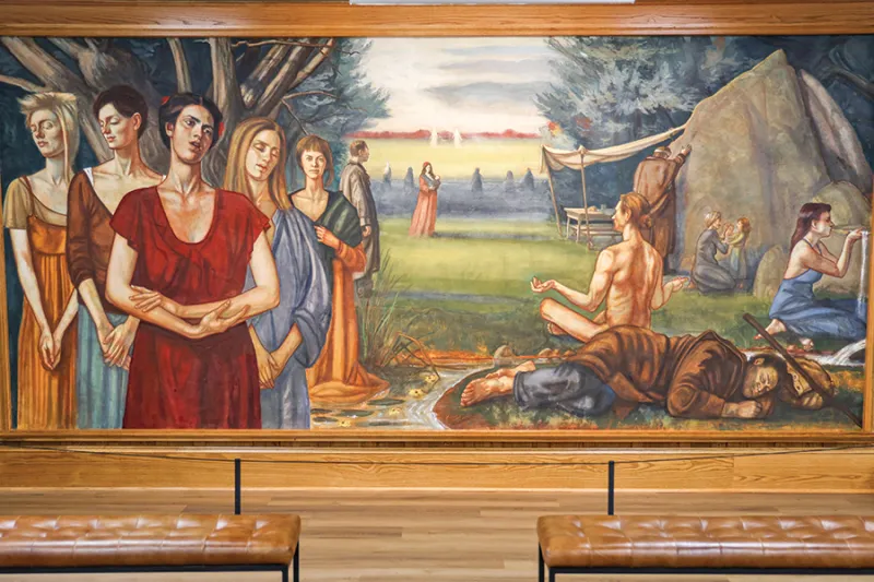 Ben Long Frescoes Saved