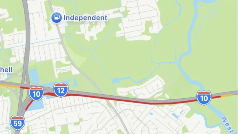 TEAM 2 TRAFFIC: Crashes along I-10 eastbound near Slidell cause traffic delays approaching state line