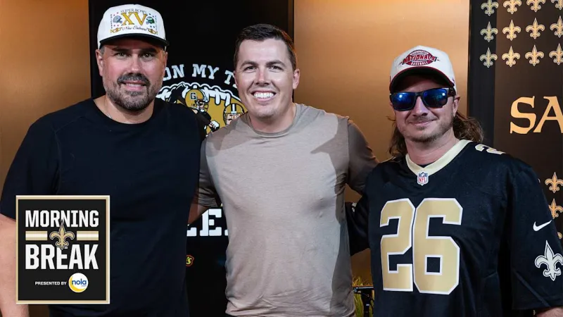 Morning Break: Pardon My Take podcast visits Saints