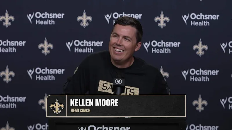 Kellen Moore talks Saints OTAs Day 2 | 2026 Saints OTAs 5/28/2026