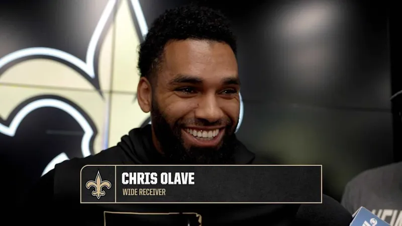 Chris Olave on being a vet, offensive weapons | 2026 Saints OTAs 5/28/2026