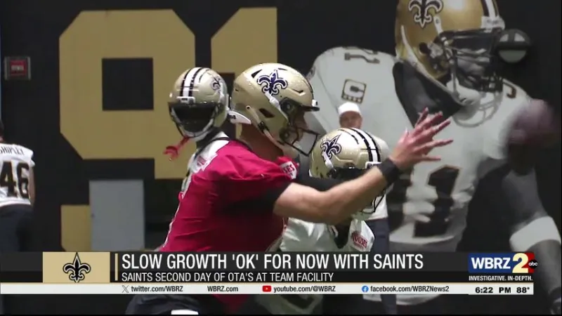 Saints start OTA's with slow growth at the front of mind