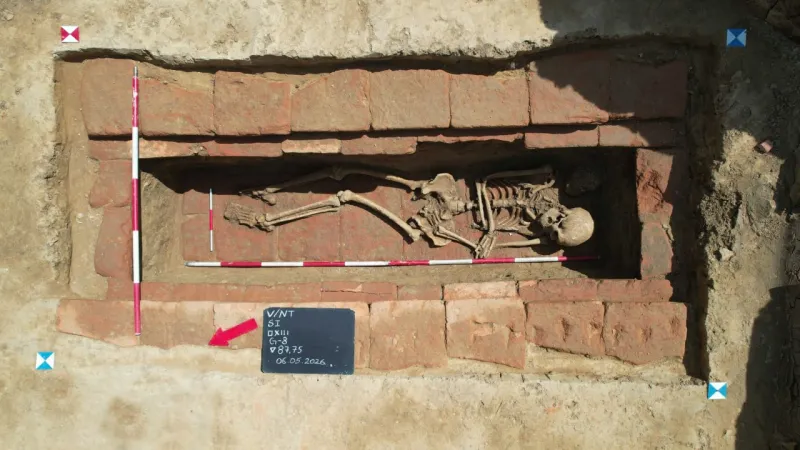 Rare, intact ancient Roman burial unearthed during excavations in eastern Croatia