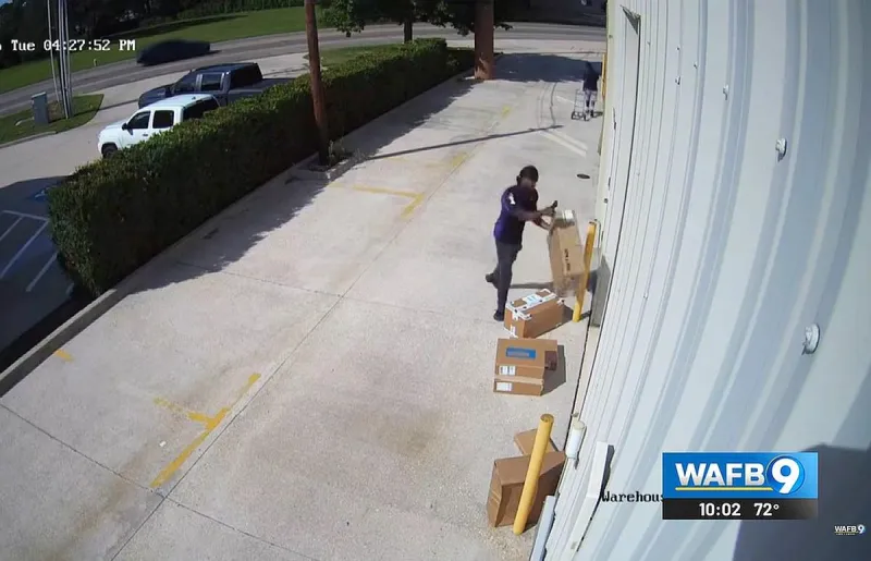 Louisiana FedEx Driver Seen Kicking $30K Worth of Packages