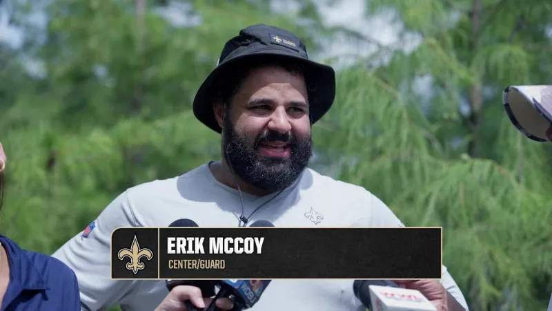 Erik McCoy on team bonding away from field