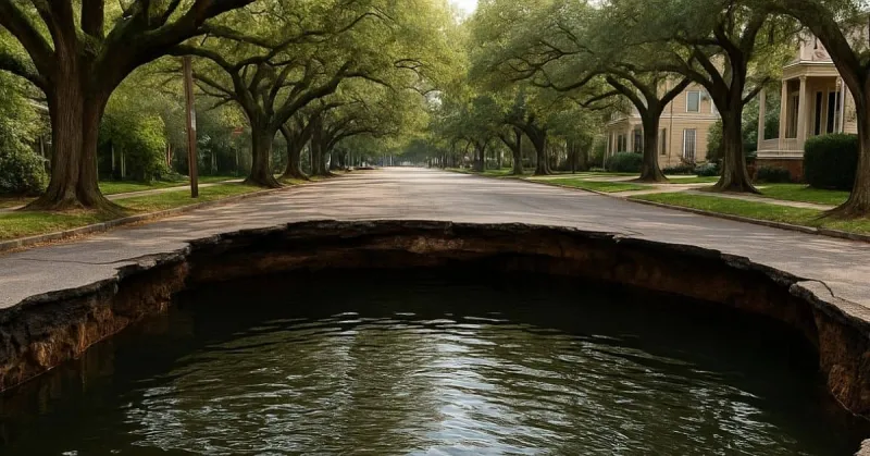 Massive Uptown Pothole Now Considered Third Largest Lake in Louisiana