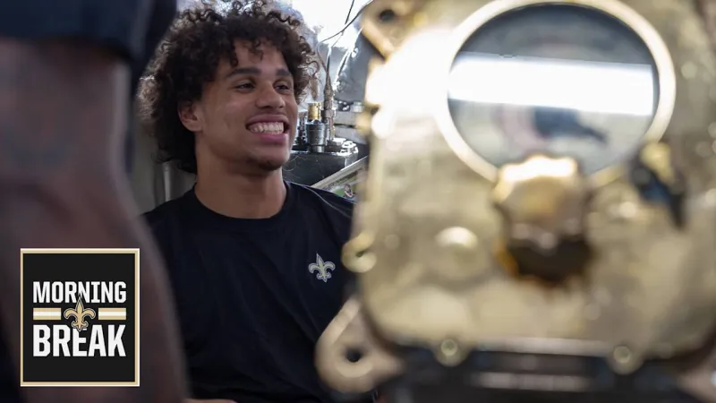 Morning Break: Saints Rookies take a tour of New Orleans
