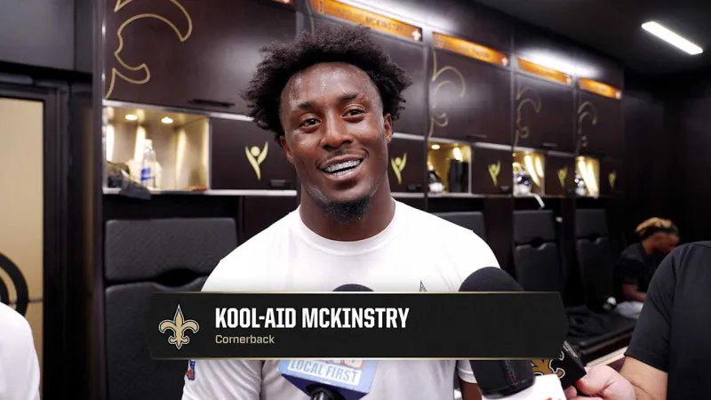 Kool-Aid McKinstry on Quincy Riley, Brandon Staley's defense | 2026 Saints OTAs 6/10/2026