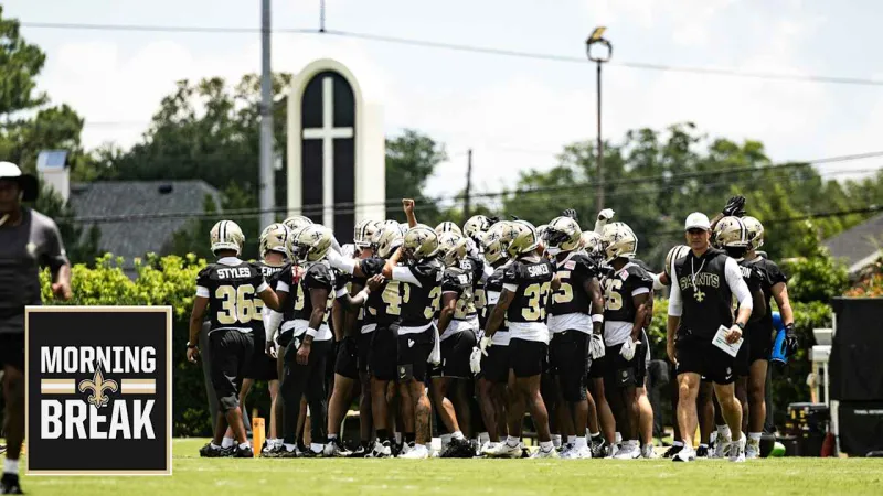 Morning Break: Saints defense stands out in latest OTA practice