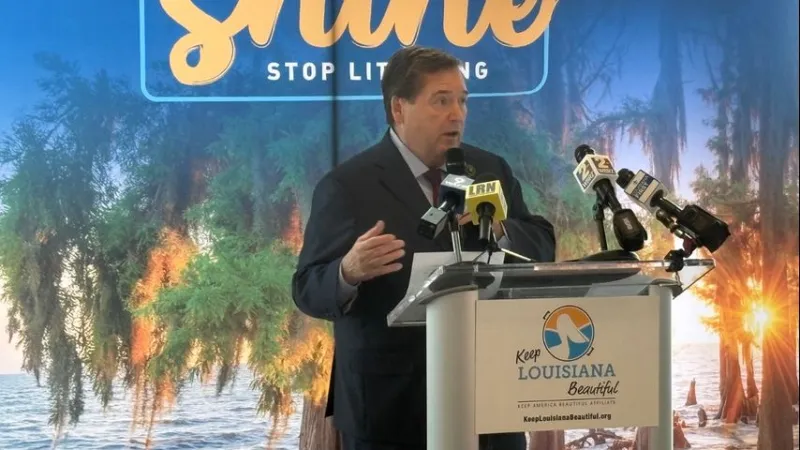 Keep Louisiana Beautiful launches first statewide waterway litter effort