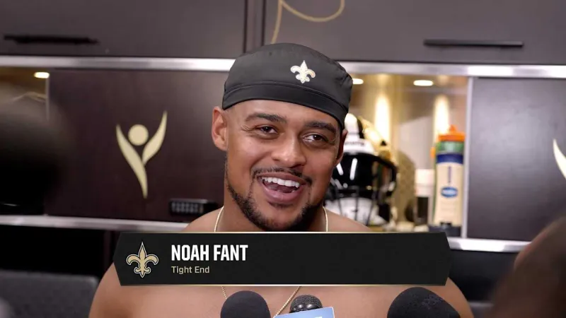 Noah Fant on Louisiana heat, building chemistry with Tyler Shough | Saints Minicamp 2026