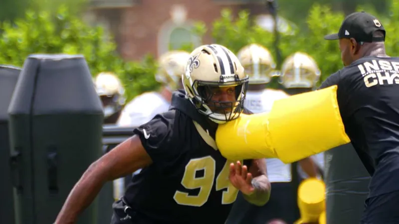 Cam Jordan Saints Minicamp Highlights 6/17/2026