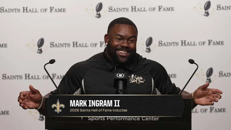 Terron Armstead, Mark Ingram II return to New Orleans for Saints Hall of Fame selection