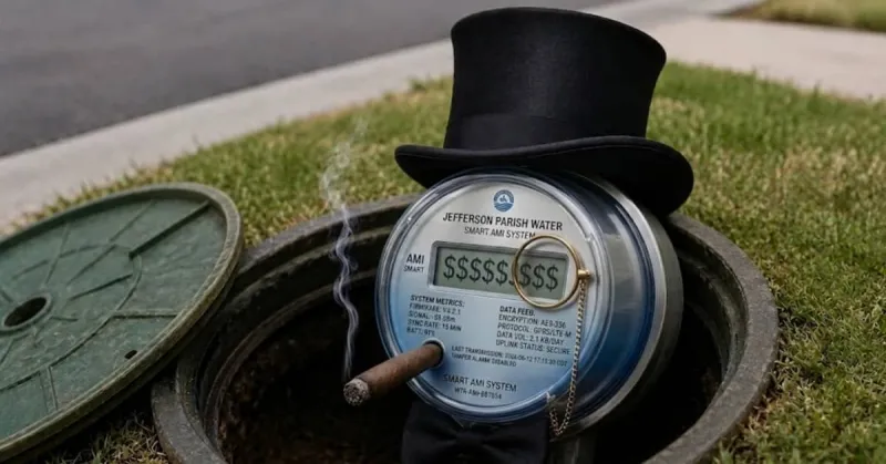 Jefferson Parish Smart Meters Gain Consciousness, First Thought: "Let's See What They'll Pay"